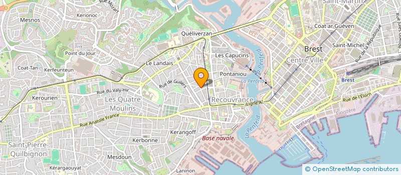 localisation de l'entreprise KROMMLEC'H IMAGES à BREST
