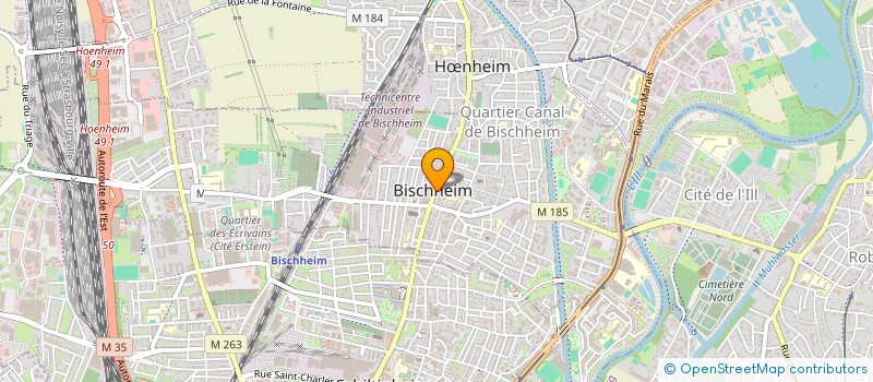 localisation de l'entreprise KRONE  BISCHHEIM