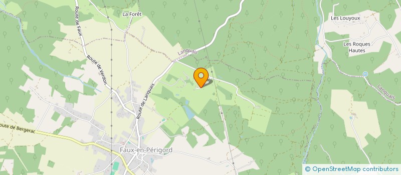 localisation de l'entreprise KRONER WILLEM ET SUZANNE  FAUX-EN-PERIGORD