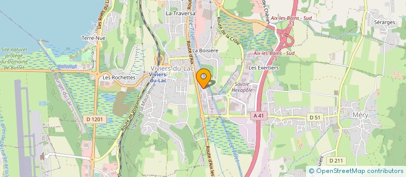 localisation de l'entreprise KRONES S A R L à VIVIERS-DU-LAC