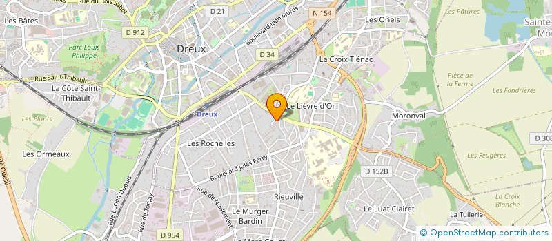 localisation de l'entreprise KRONO-COURSES à DREUX