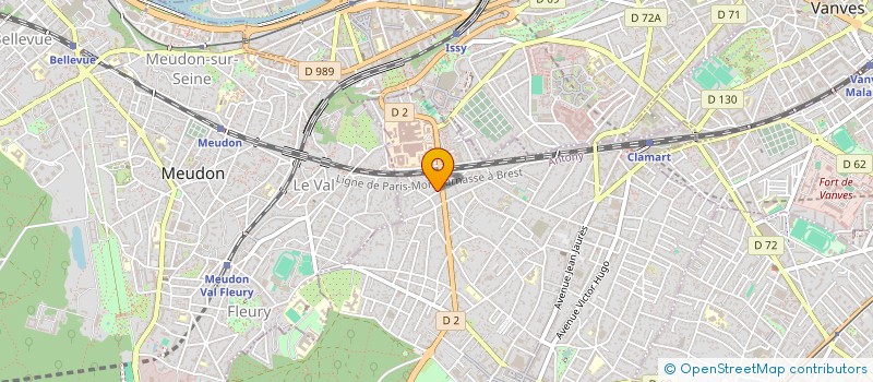 localisation de l'entreprise KRONO SCOOTER à CLAMART