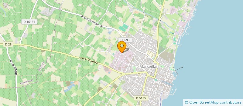localisation de l'entreprise KRONOBOIS à MARSEILLAN