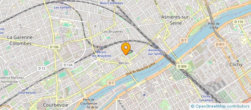 localisation de l'entreprise KRONOS à COURBEVOIE