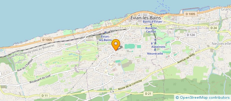 localisation de l'entreprise KRONOS  EVIAN-LES-BAINS