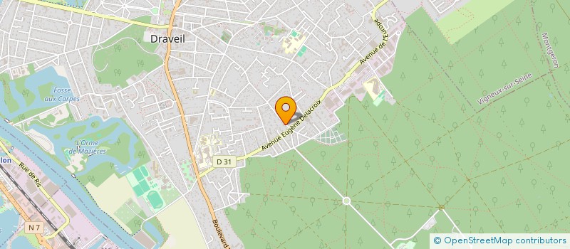 localisation de l'entreprise KRONOS FRANCE à DRAVEIL