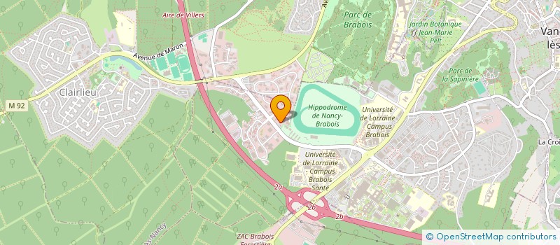 localisation de l'entreprise KRONOS SYSTEMES SA à VANDŒUVRE-LES-NANCY