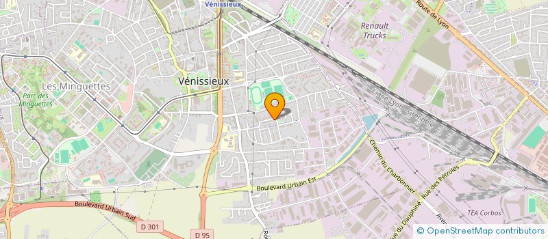 localisation de l'entreprise KRONOS TRAVEL  VENISSIEUX