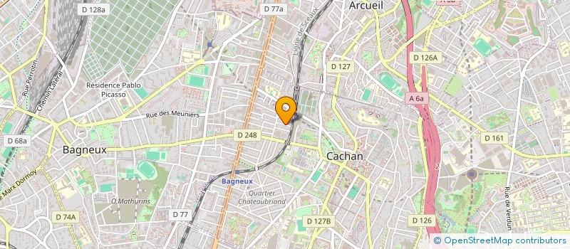 localisation de l'entreprise KROUCHI IMMO  CACHAN