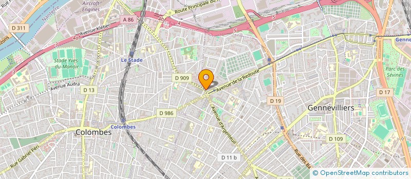 localisation de l'entreprise KROUSTI ASNIERE  ASNIERES-SUR-SEINE