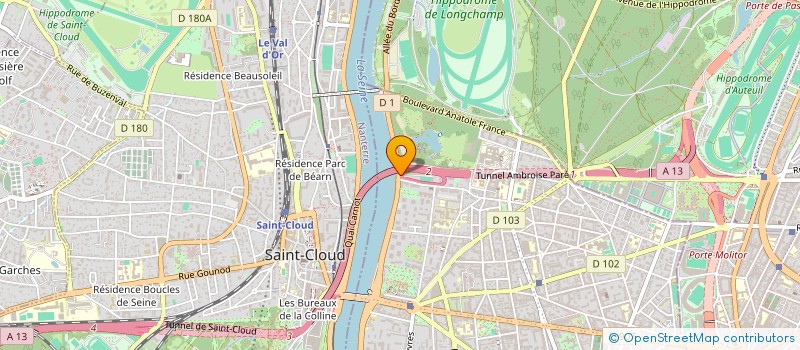 localisation de l'entreprise KROV  BOULOGNE BILLANCOURT