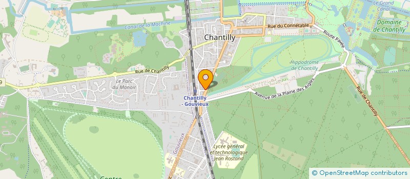 localisation de l'entreprise KROWN PROTECTION  CHANTILLY