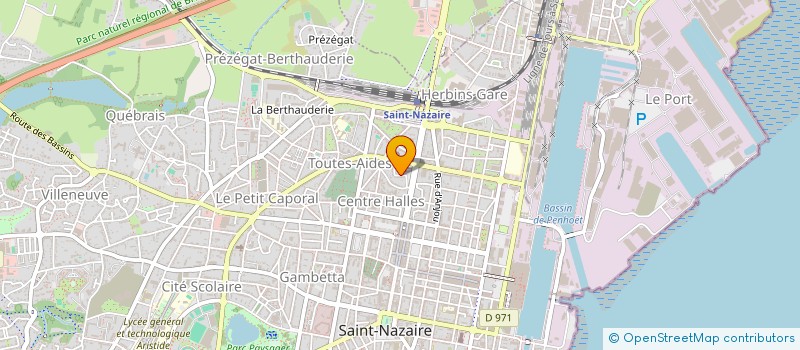 localisation de l'entreprise KROZ ARMOR  SAINT-NAZAIRE