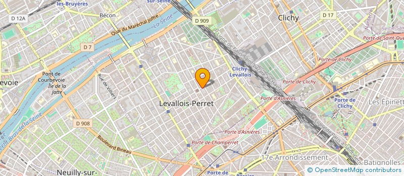 localisation de l'entreprise KROZE à LEVALLOIS-PERRET