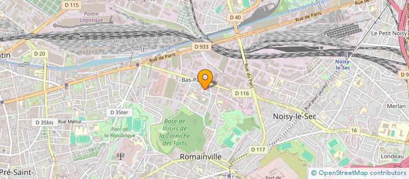 localisation de l'entreprise KRP RENOV à ROMAINVILLE