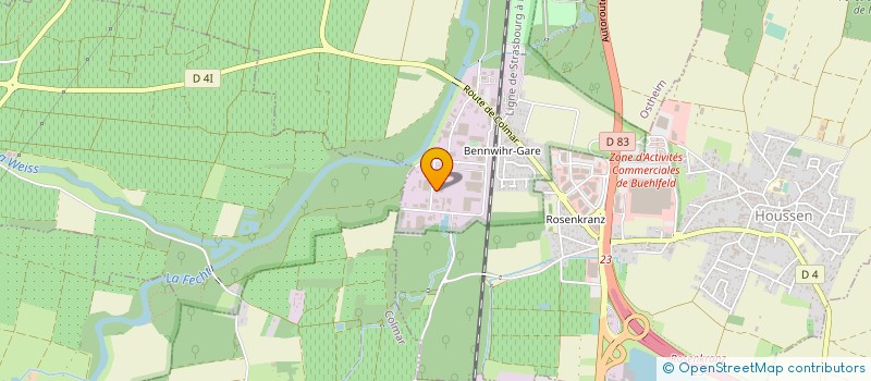 localisation de l'entreprise KRS à BENNWIHR