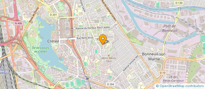 localisation de l'entreprise KRS  CRETEIL