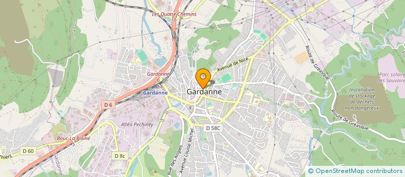 localisation de l'entreprise KRS PROJETS à GARDANNE