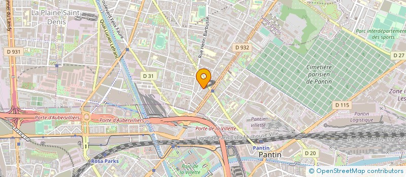 localisation de l'entreprise KRS SELECTION à AUBERVILLIERS