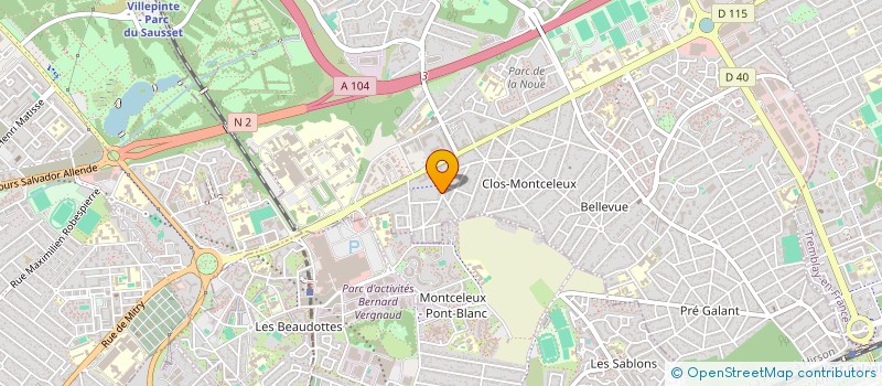 localisation de l'entreprise KRT  VILLEPINTE