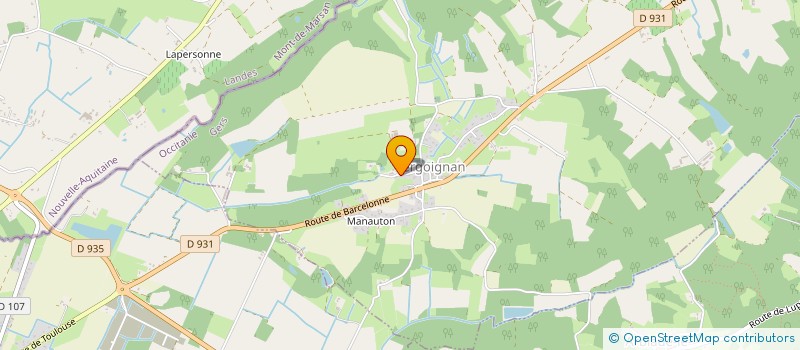 localisation de l'entreprise KRT  VERGOIGNAN