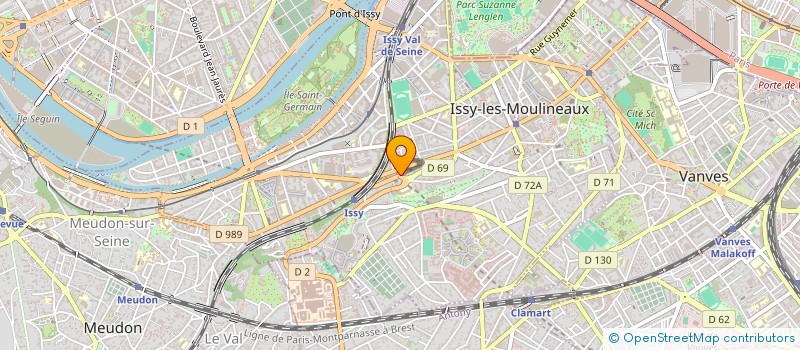 localisation de l'entreprise KRT RENOVATION à ISSY-LES-MOULINEAUX