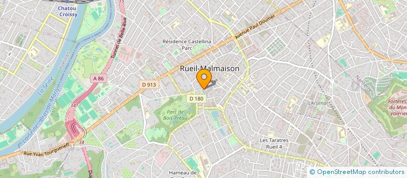 localisation de l'entreprise KRTK ENTREPRISES à RUEIL-MALMAISON