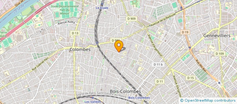 localisation de l'entreprise KRUGER 5 à COLOMBES