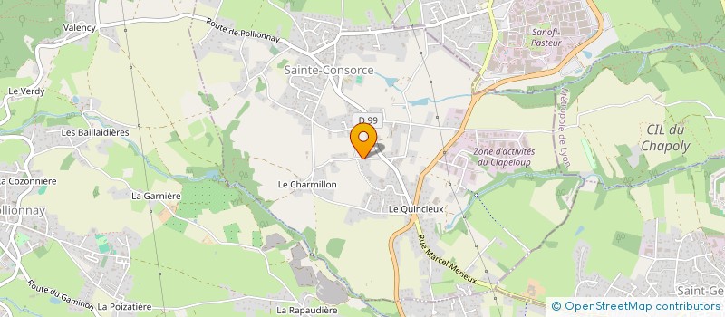 localisation de l'entreprise KRUM  SAINTE-CONSORCE