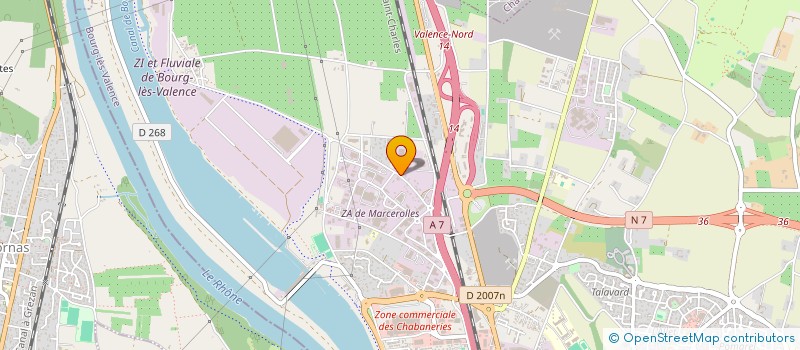 localisation de l'entreprise KRUM SERVICE SARL à BOURG LES VALENCE