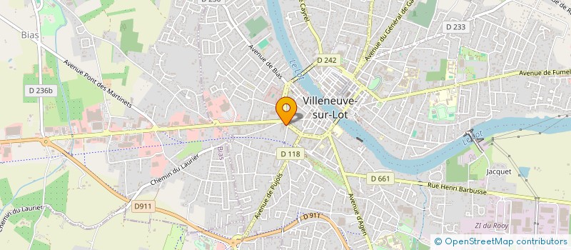 localisation de l'entreprise KRUMEL IMMOBILIER  VILLENEUVE-SUR-LOT