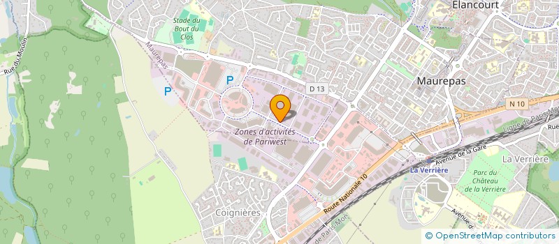 localisation de l'entreprise KRUPP HOESCH ACIERS à MAUREPAS