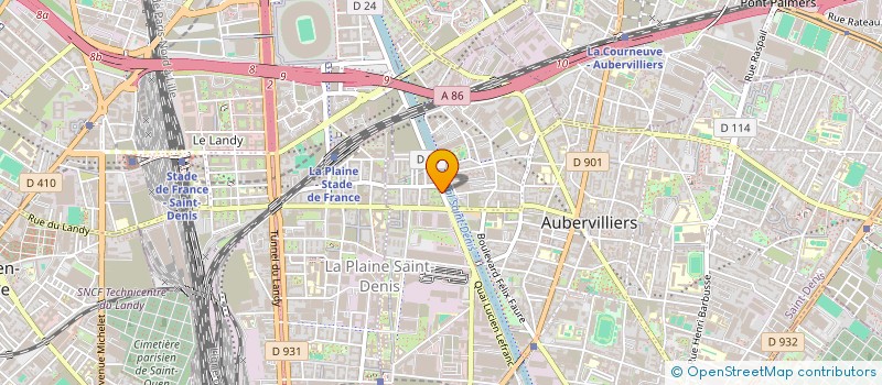 localisation de l'entreprise KRUPUK  AUBERVILLIERS