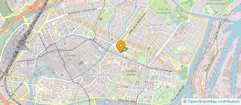 localisation de l'entreprise KRUT à STRASBOURG