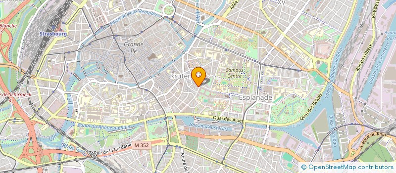 localisation de l'entreprise KRUTLING à STRASBOURG