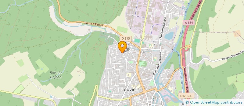 localisation de l'entreprise KRV  LOUVIERS