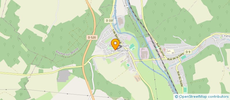 localisation de l'entreprise KRV AUDIO à RACHECOURT-SUR-MARNE