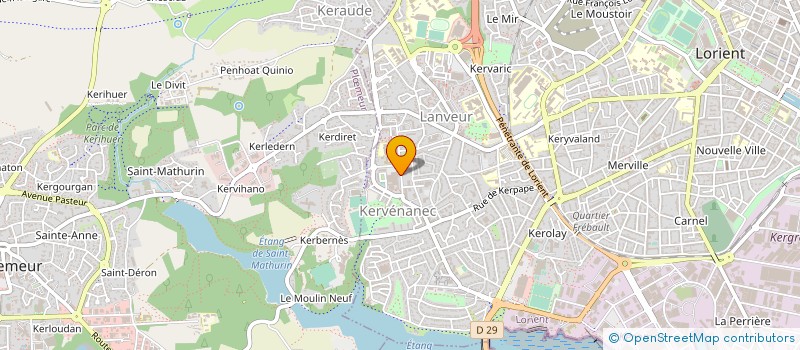 localisation de l'entreprise KRV KINE  LORIENT