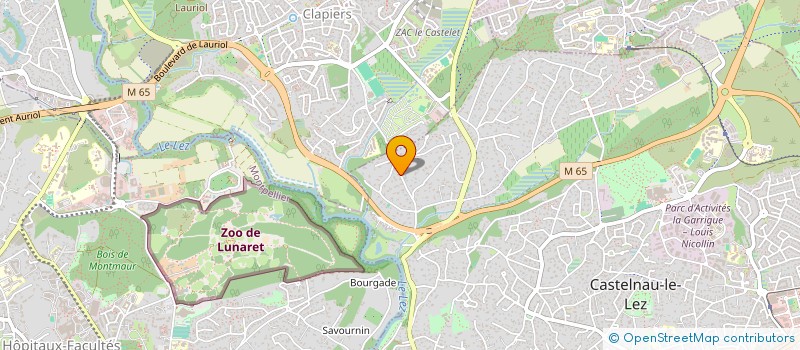 localisation de l'entreprise KRYPTON à CASTELNAU-LE-LEZ