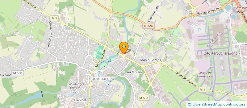 localisation de l'entreprise KRYPTON TECHNOLOGIE à CORNEBARRIEU
