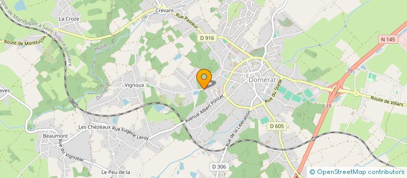 localisation de l'entreprise KRYPTOS à DOMERAT
