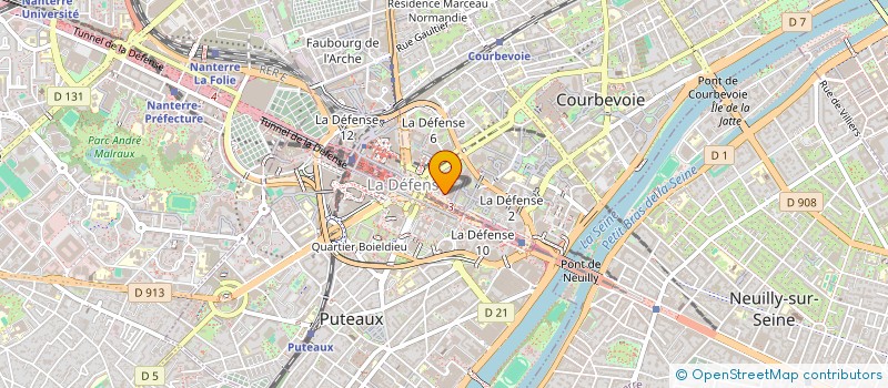 localisation de l'entreprise KRYPTOSPHERE INSEEC PARIS à COURBEVOIE