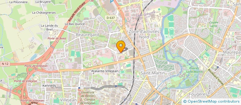 localisation de l'entreprise KRYPTOSPHERE RENNES SB  RENNES