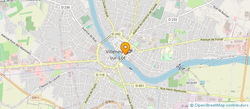 localisation de l'entreprise KRYS' IMMO  VILLENEUVE-SUR-LOT