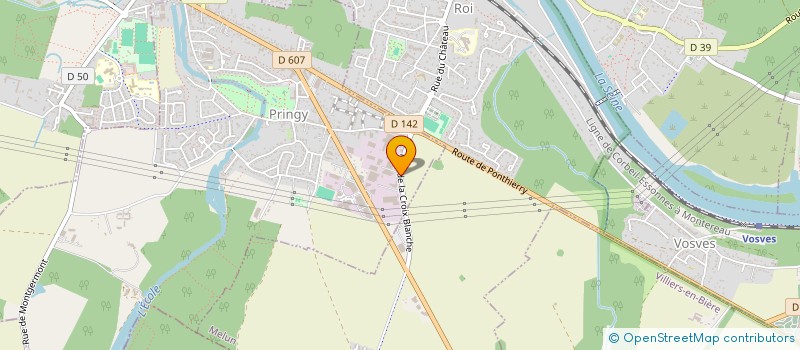 localisation de l'entreprise KRYSAL  PRINGY