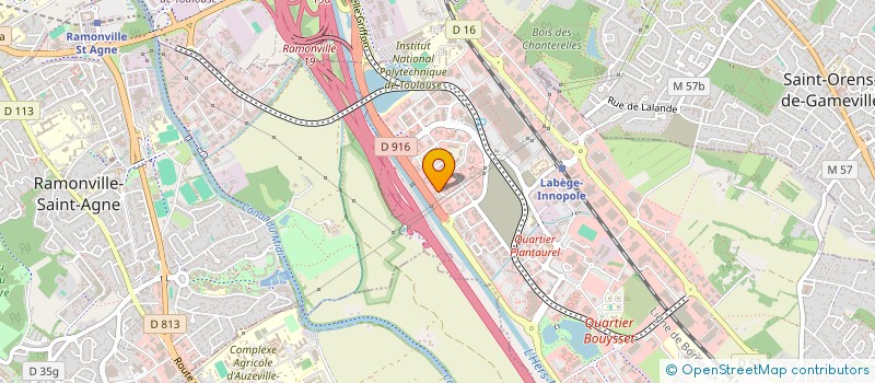 localisation de l'entreprise KRYSALEAD  LABEGE