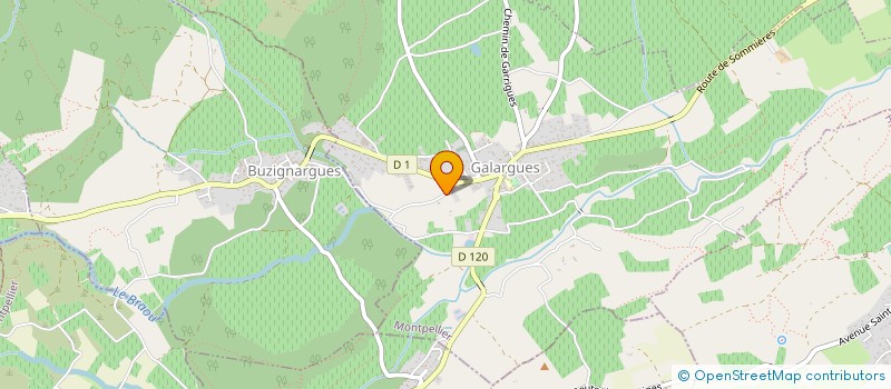 localisation de l'entreprise KRYSALID à GALARGUES