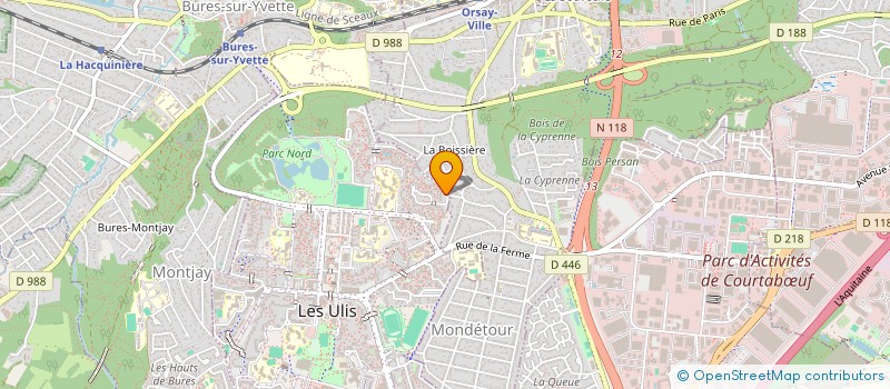 localisation de l'entreprise KRYSALID DEVELOPPEMENT à LES ULIS
