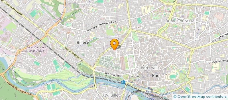 localisation de l'entreprise KRYSALIDE à PAU