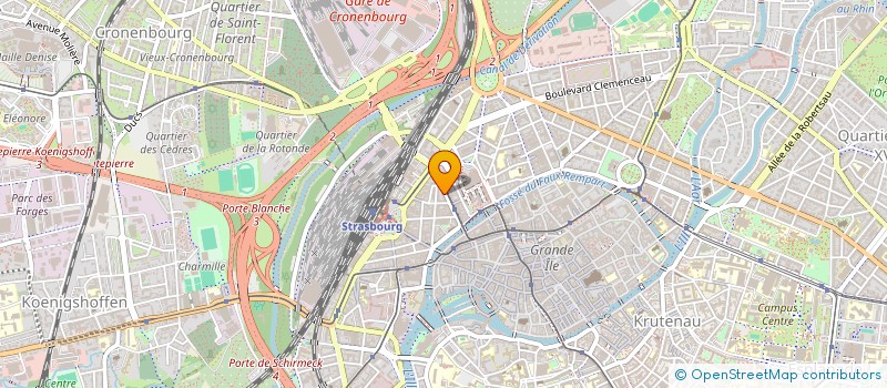 localisation de l'entreprise KRYSALIS II à STRASBOURG